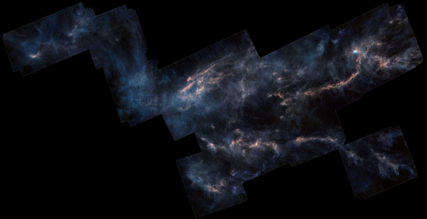 Молекулярна хмара Тельця. ESA, Herschel, NASA, JPL-Caltech / Wikimedia Commons