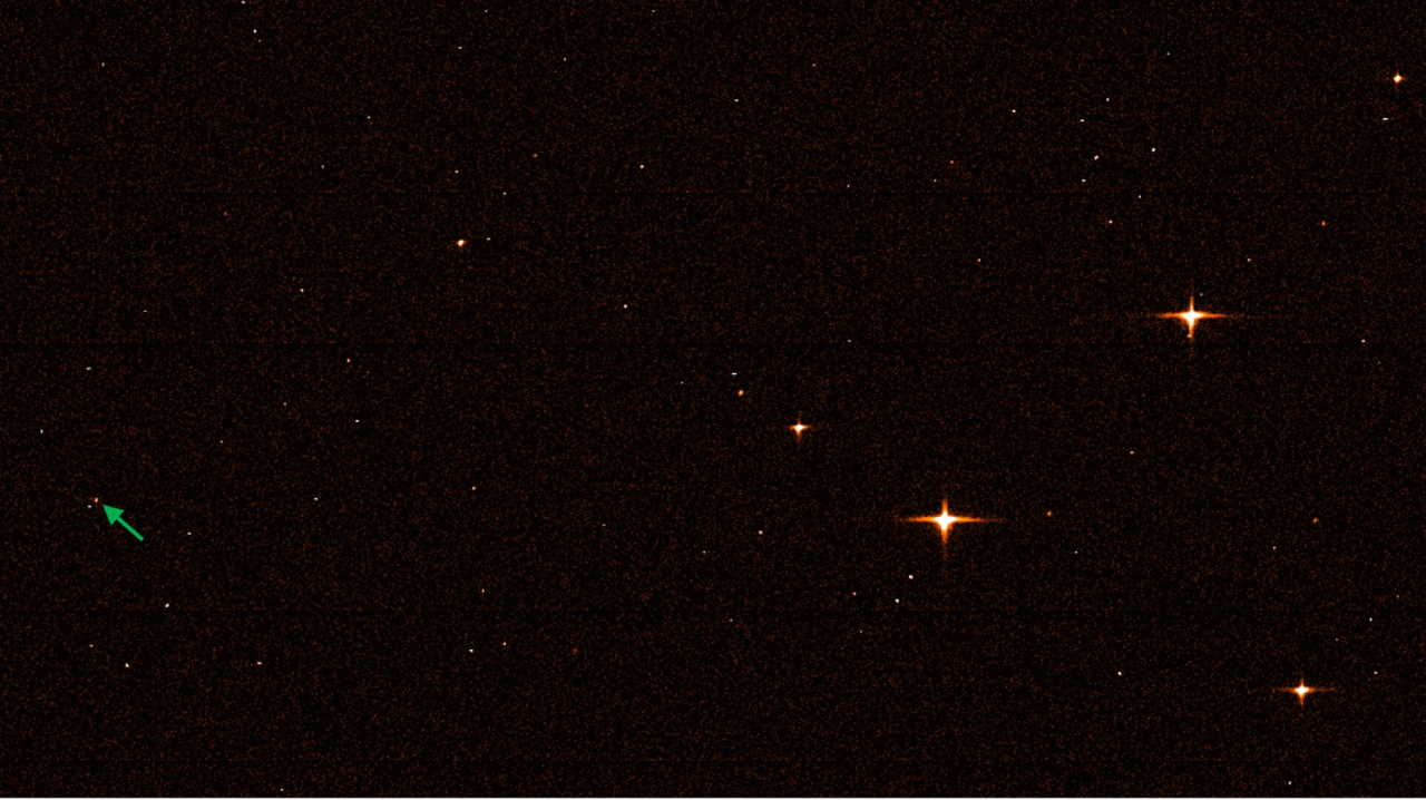 «Джеймс Вебб» поруч з кількома яскравими зірками на знімку&amp;nbsp;«Гаї».&amp;nbsp;ESA / Gaia / DPAC
