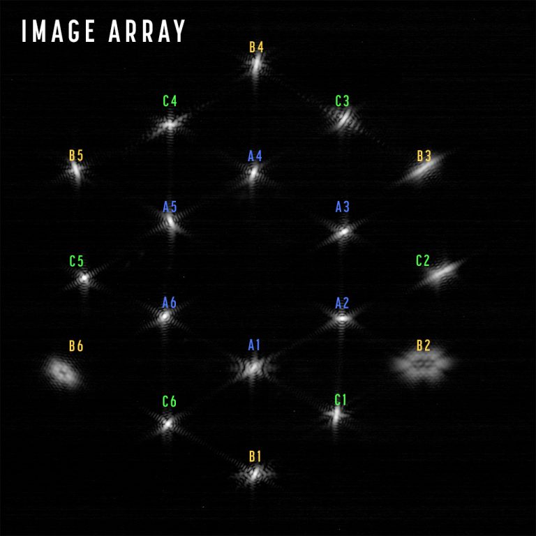 Отримана мозаїка зображень, де кожна точка є зображенням зорі з відповідного сегмента. NASA / STScI / J. DePasquale