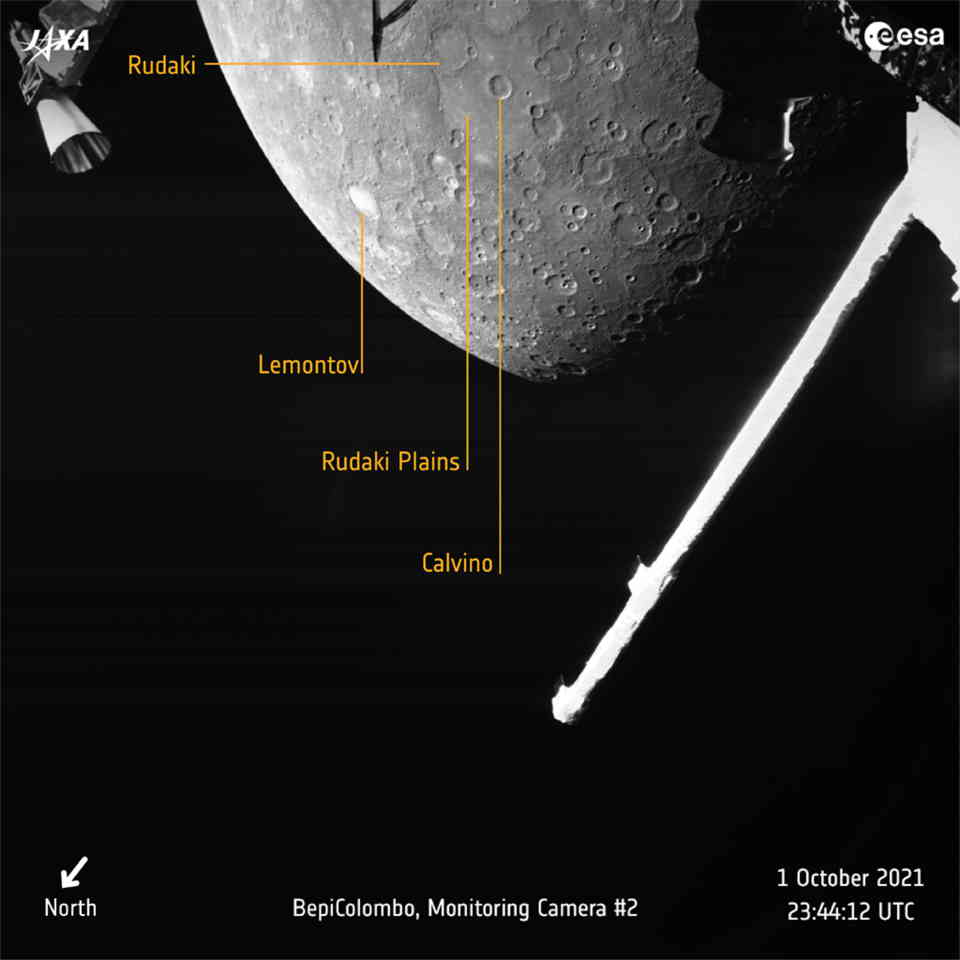 Кратери Меркурія / ESA