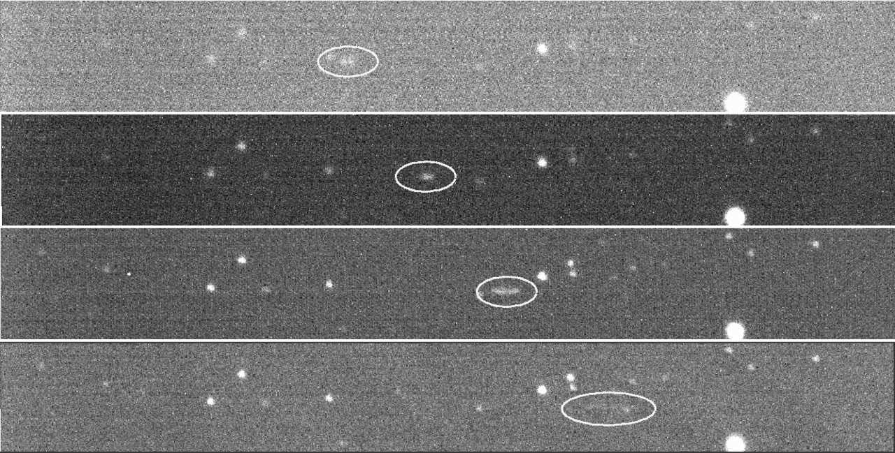Астероїд 2018 LA, зображення отримані під час огляду неба SkyMapper Southern Survey. Wolf et al.
