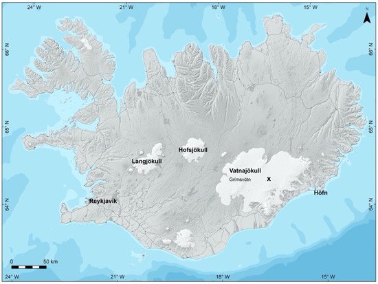 Локація, у якій збирали зразки снігу, позначена хрестиком. Hlynur Stefánsson et al.