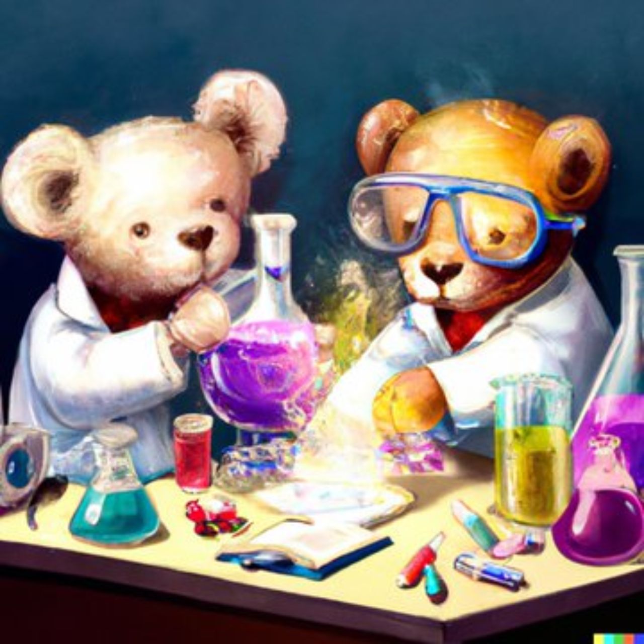 «Ведмедики Тедді змішують іскристі хімікати як божевільні науковці - 3»
