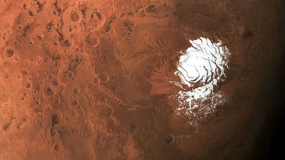 Марсіанські озера назвали покритими кригою вулканічними породами